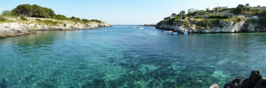 Veduta della Baia di Porto Badisco